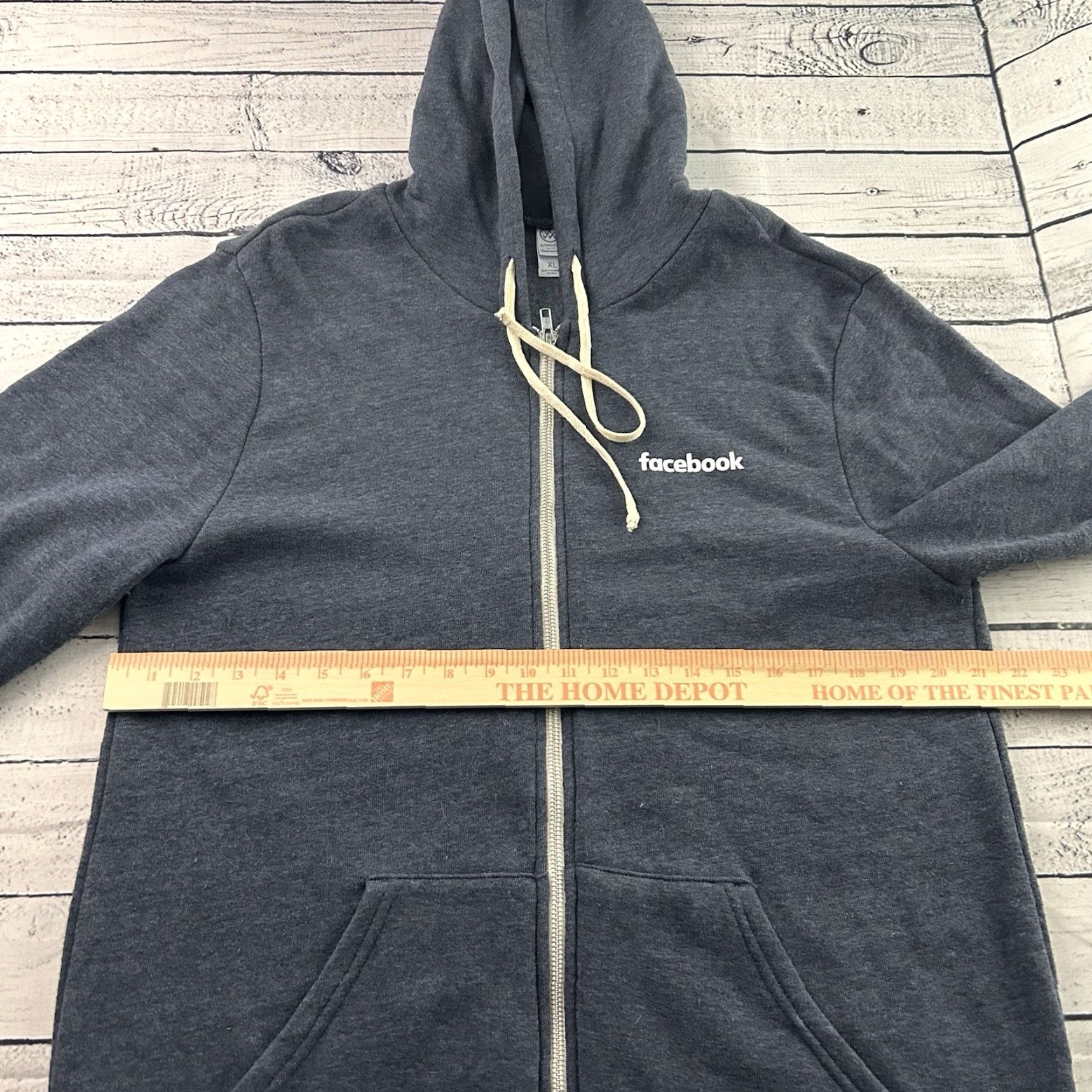 Vintage Alternative Full Zip Hoodie Men XL Blue Shirt Size US XL / EU 56 / 4 - 5 Thumbnail