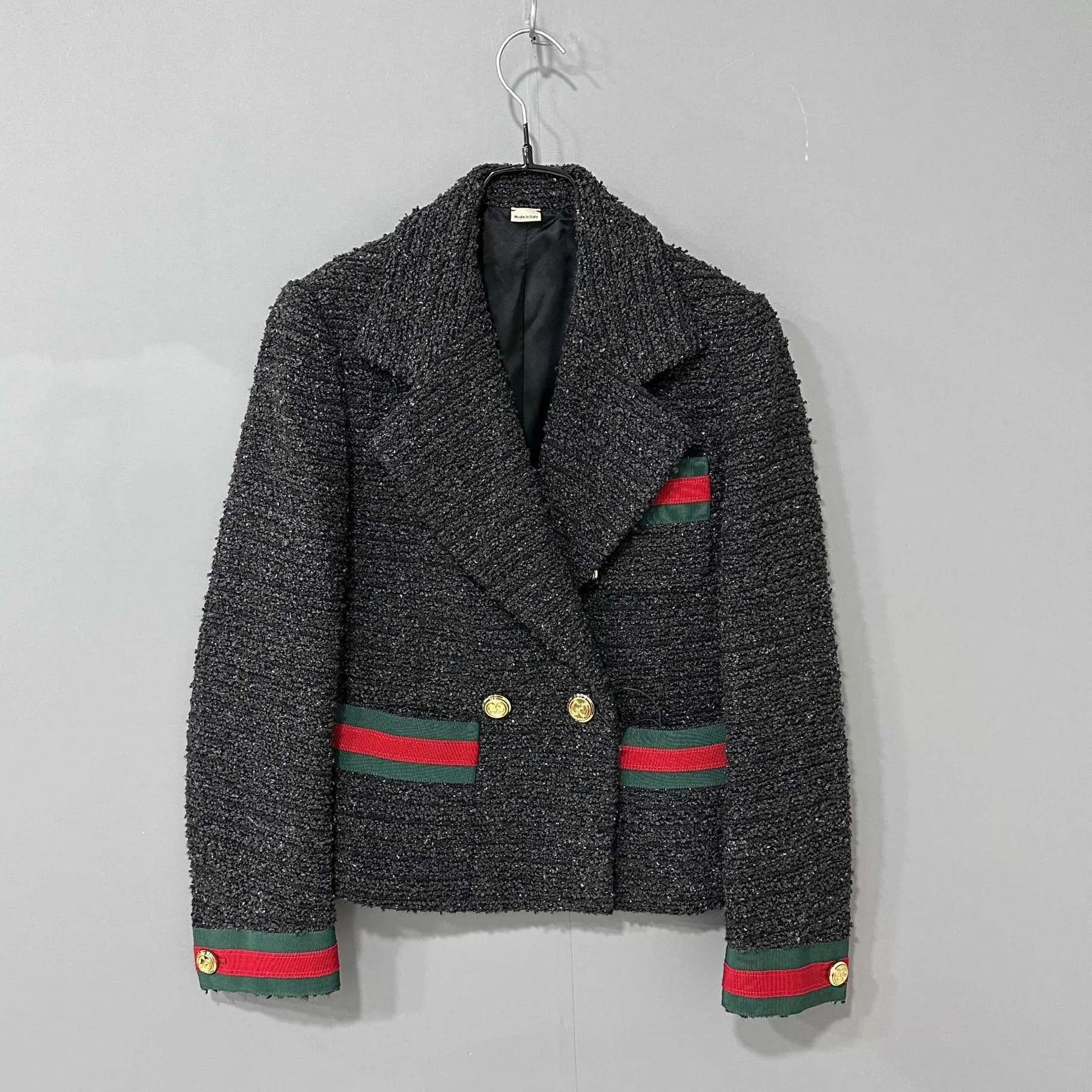 Gucci Gucci tweed double breasted coco jacket size 38 Size XS / US 0-2 / IT 36-38 - 1 Thumbnail