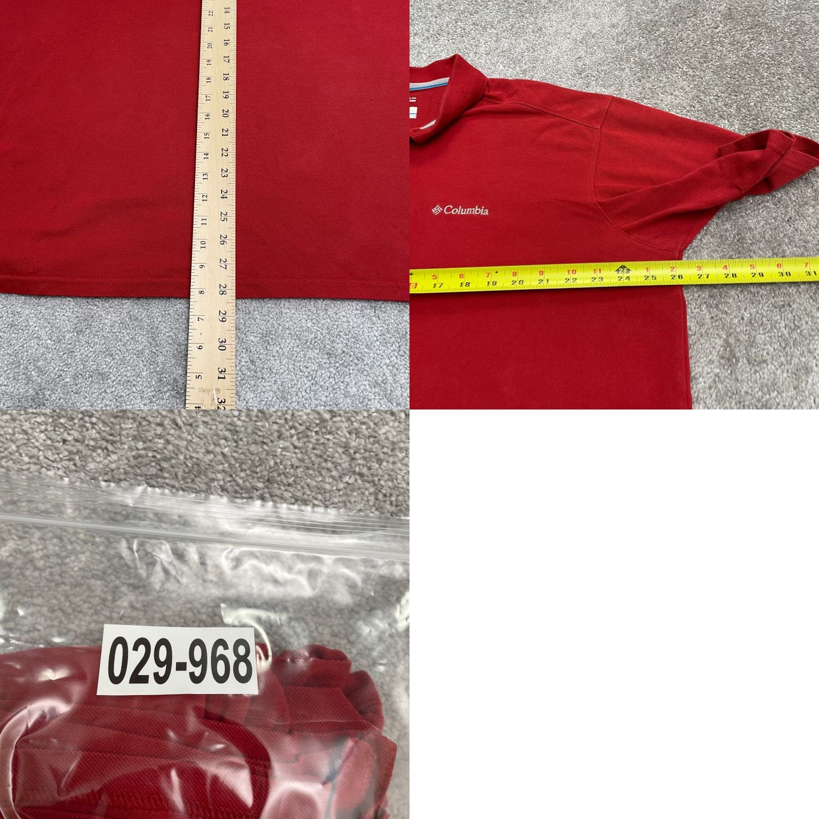 Vintage Columbia Omni Wick Polo Shirt Mens XL Red Short Sleeve Collared Active Golf Size US XL / EU 56 / 4 - 8 Thumbnail