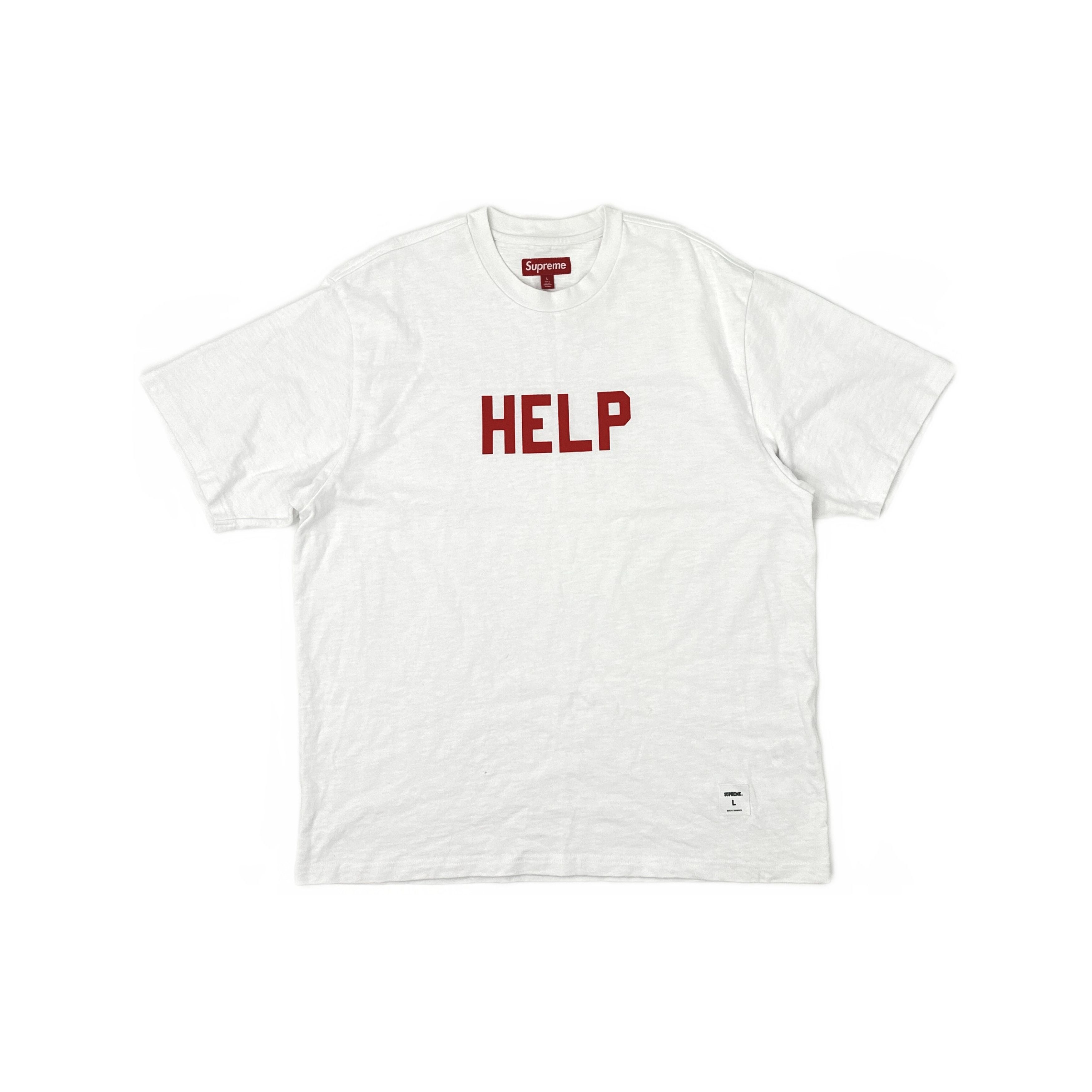 Supreme Supreme Help Logo T-Shirt Size L Size US L / EU 52-54 / 3 - 1 Thumbnail