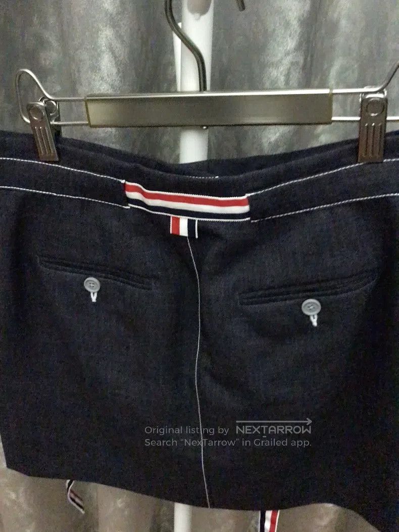 Thom Browne Thom Browne Dark grey denim skirt Size 24" / US 00 / IT 34 - 3 Thumbnail