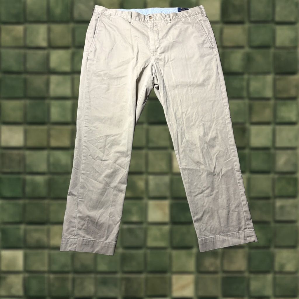 Polo Ralph Lauren Polo Ralph Lauren Bedford Chino Pants Mens 38x30 Stretch Straight Tan Khaki Size US M / EU 48-50 / 2 - 1 Thumbnail