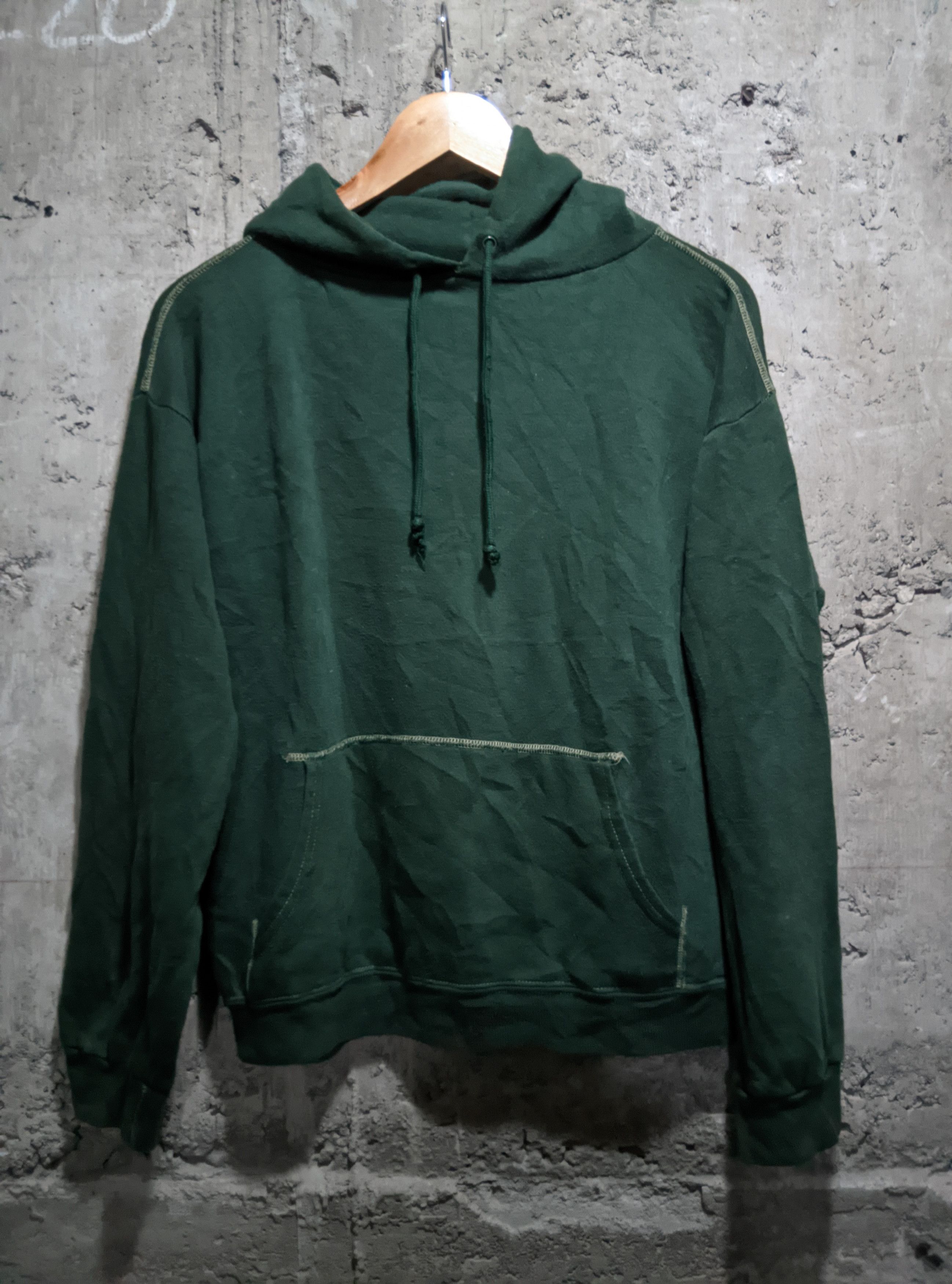 Vintage Vintage 50s 60s blank hoodie pine green truevintage Size US L / EU 52-54 / 3 - 1 Thumbnail