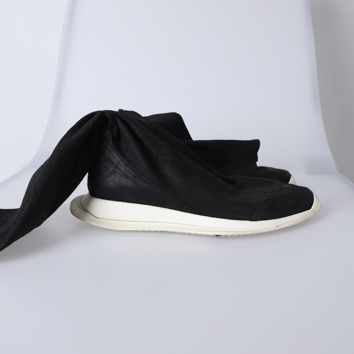 Rick Owens 44 / Rick Owens Leather Sock Sneakers Size US 11 / EU 44 - 4 Thumbnail