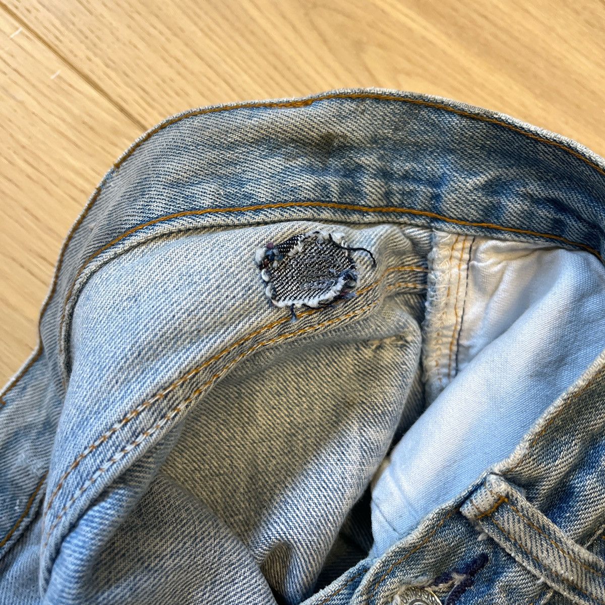 Levi's Levis 501 distressed denim Levi’s 501 faded denim 1985-1988 Size US 30 / EU 46 - 3 Thumbnail