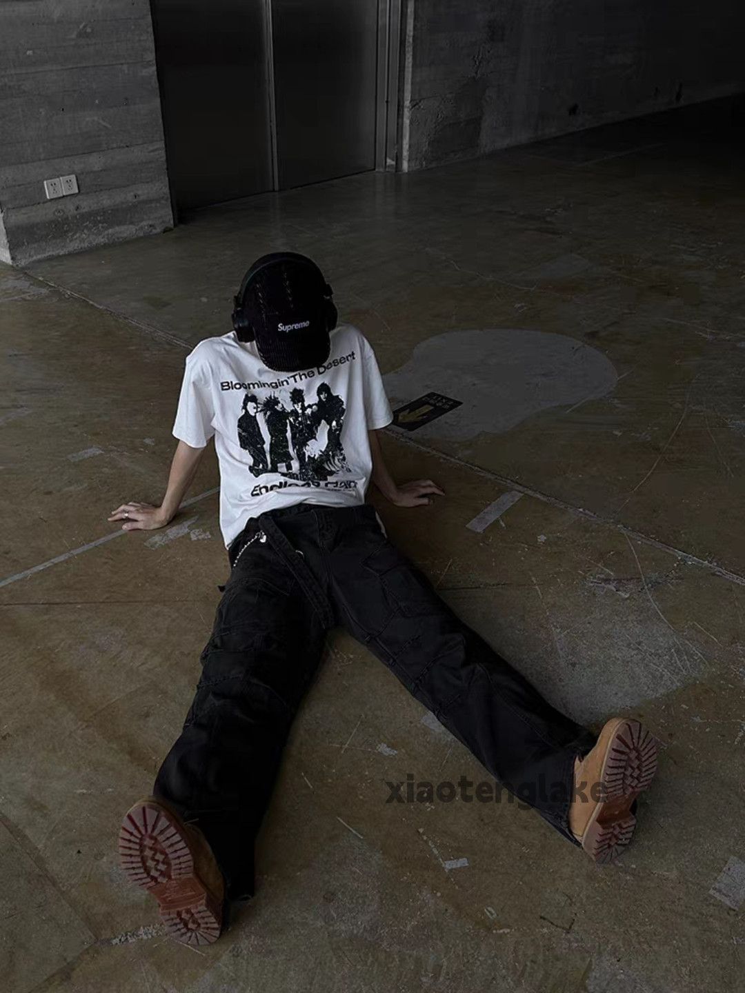 Designer Unisex outdoor sports loose baggy hiphop bootcut pants Size US 28 / EU 44 - 2 Thumbnail