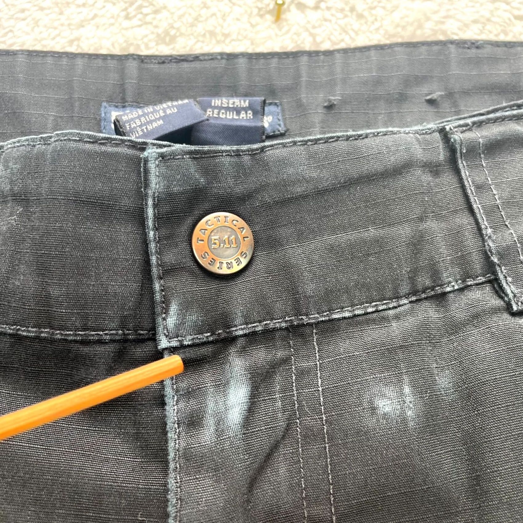 Vintage VINTAGE 511 Tactical Pants Mens Large Black Cargo Workwear Combat Hiking Utility Outdoor Size US 33 - 5 Thumbnail