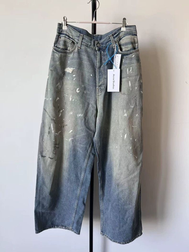 Acne Studios Acne Studios Washed graffiti pocket jeans Size US 36 / EU 52 - 1 Thumbnail
