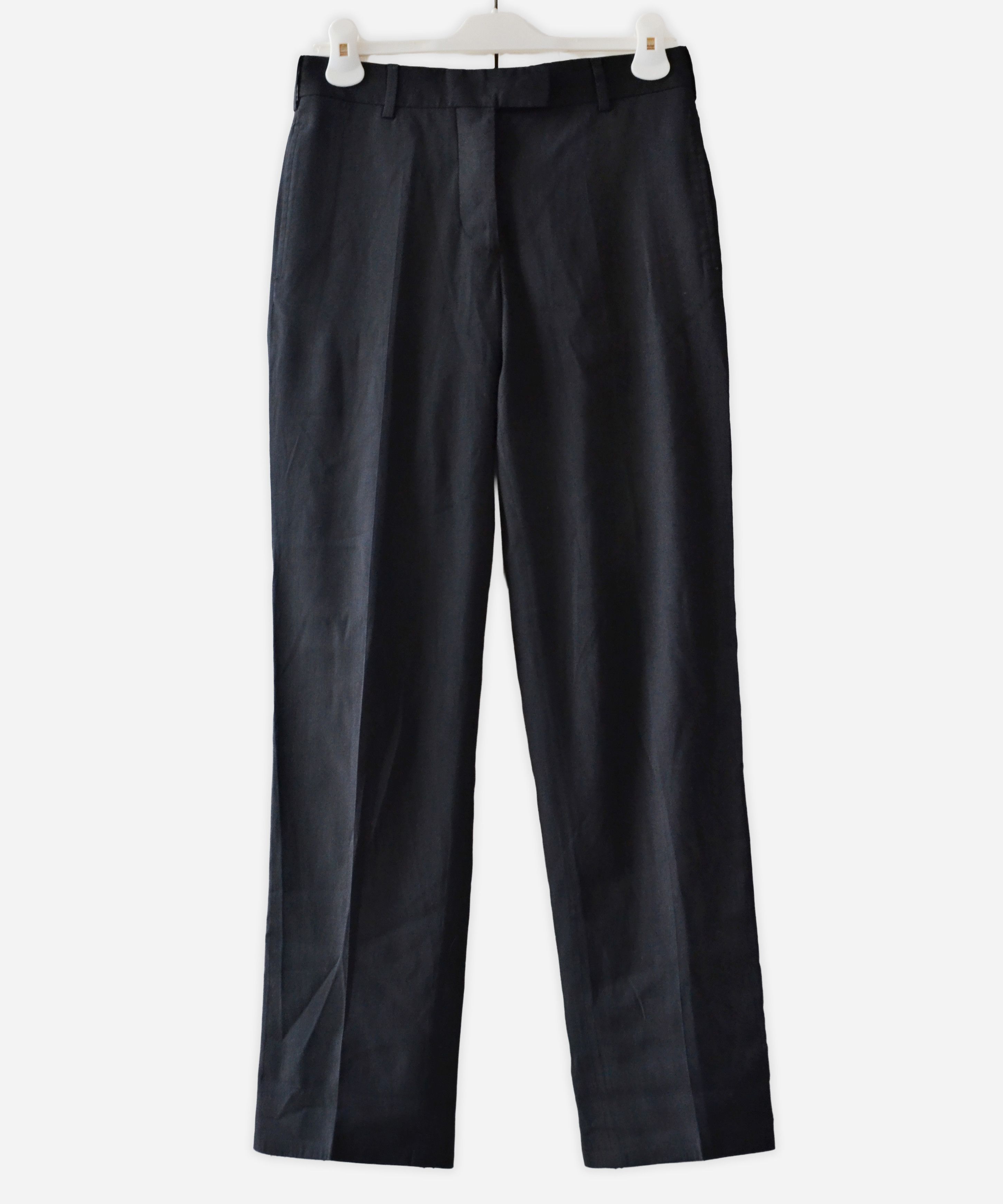 Helmut Lang 🔴 HELMUT LANG Pants Trousers Wool 90s Suit Pockets Black Size US 26 / EU 42 - 3 Thumbnail