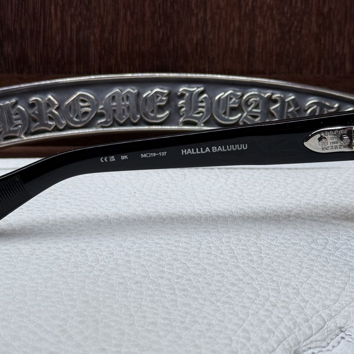 Chrome Hearts Chrome Hearts HALLLA BALUUUU ‘Euphoria’ Sunglasses Size ONE SIZE - 6 Thumbnail