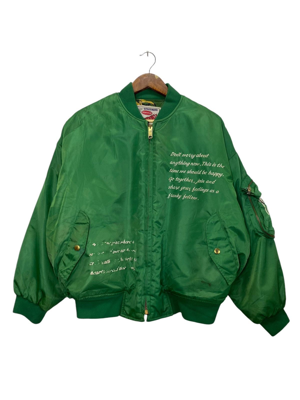 Japanese Brand × Vintage Vintage Saburoku Bomber Jacket Size US XL / EU 56 / 4 - 2 Thumbnail