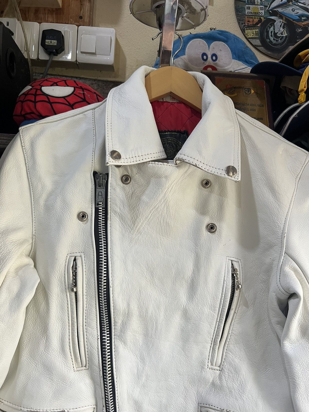 Other 🔥Made In England For Your Unholy Life Biker Jacket Size US XS / EU 42 / 0 - 5 Thumbnail