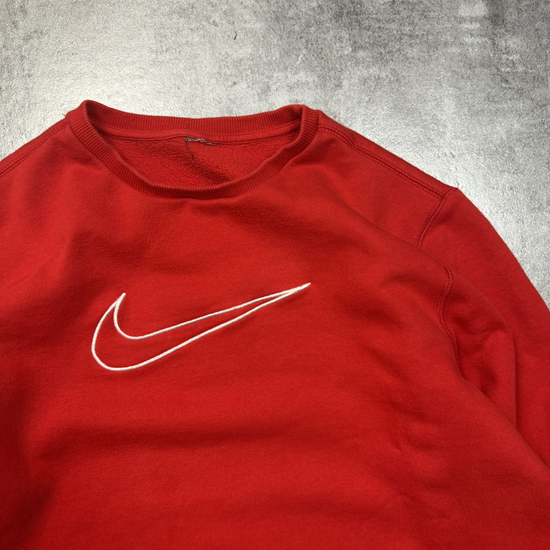 Nike × Vintage Nike center swoosh crewneck Size US XL / EU 56 / 4 - 2 Thumbnail