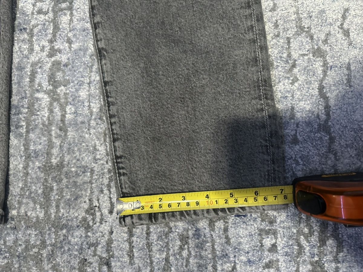 Designer × Vintage Grey straight leg denim Size US 34 / EU 50 - 2 Thumbnail