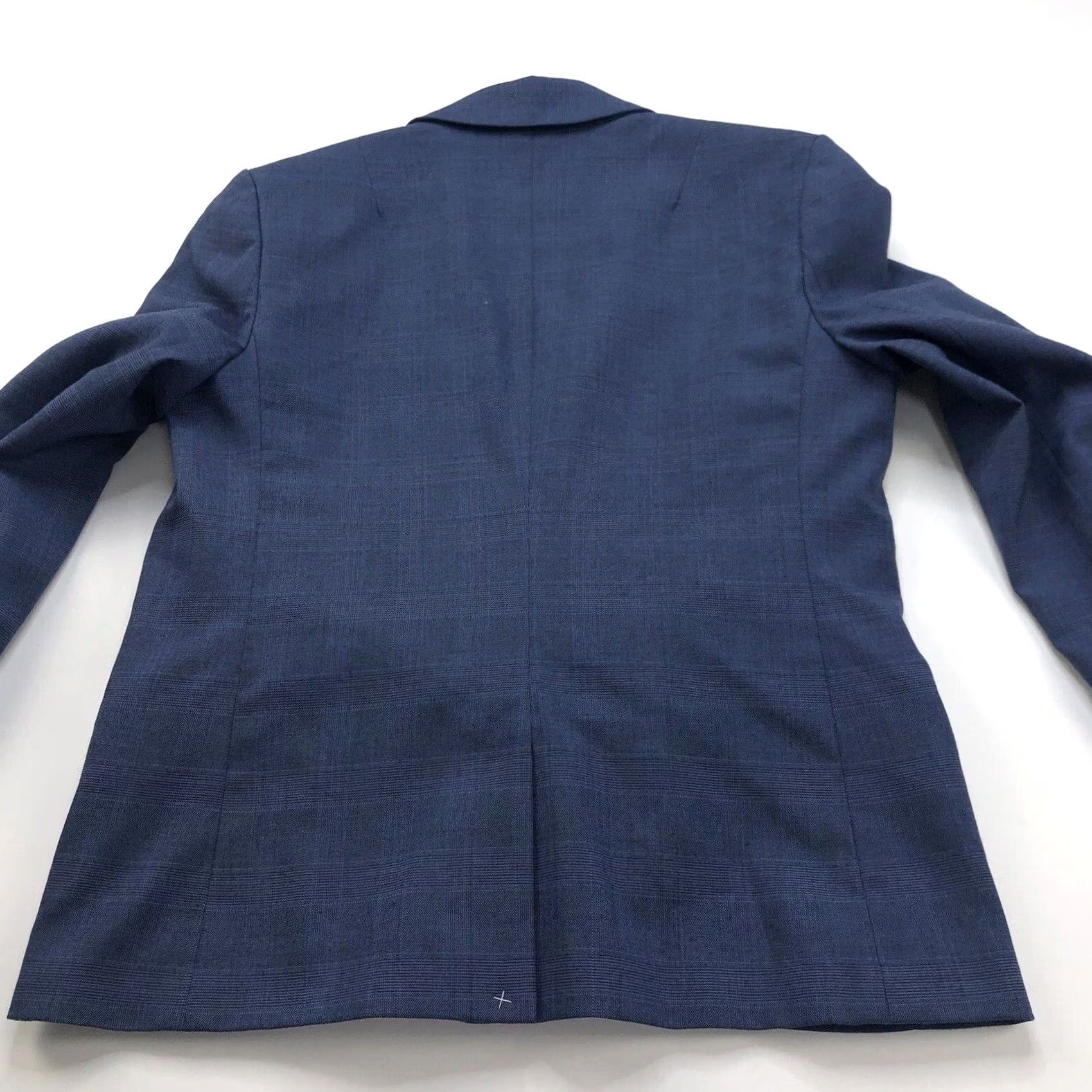 Banana Republic Banana Republic Blazer Jacket Four Button Blue Polyester Blend Wool 4 Women Regular Long Sleeve Mid-Length Blazer Theme Formal Workwear Size S / US 4 / IT 40 - 4 Thumbnail