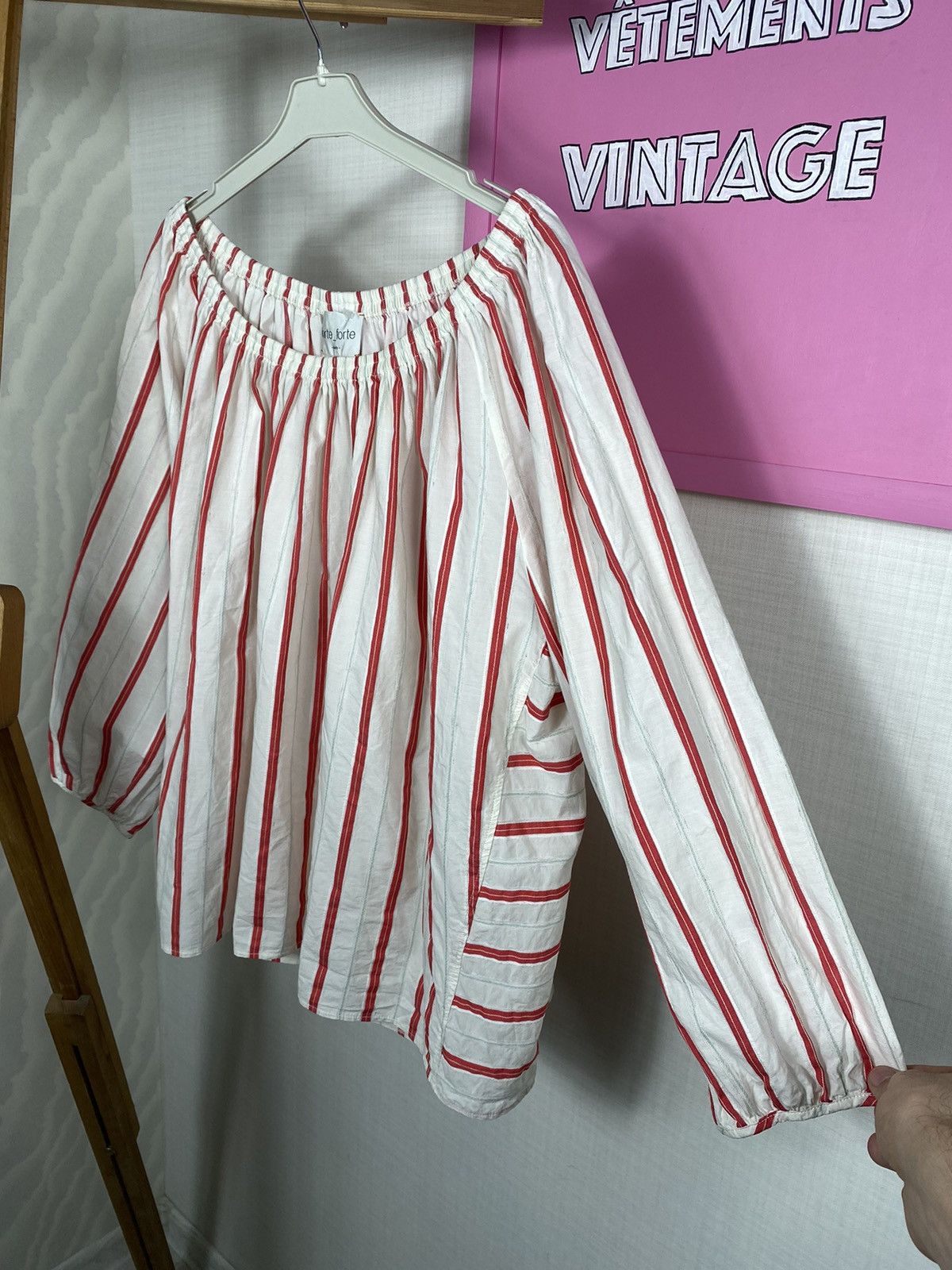 forte_forte Forte Forte Voile Off Blouse Size S / US 4 / IT 40 - 7 Thumbnail