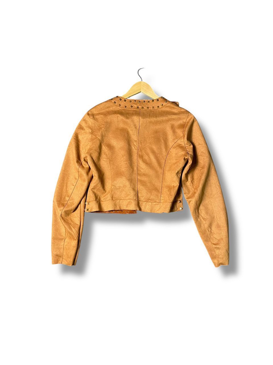 Shein Shein Leather Crop Outerwear (1) Size L / US 10 / IT 46 - 3 Thumbnail