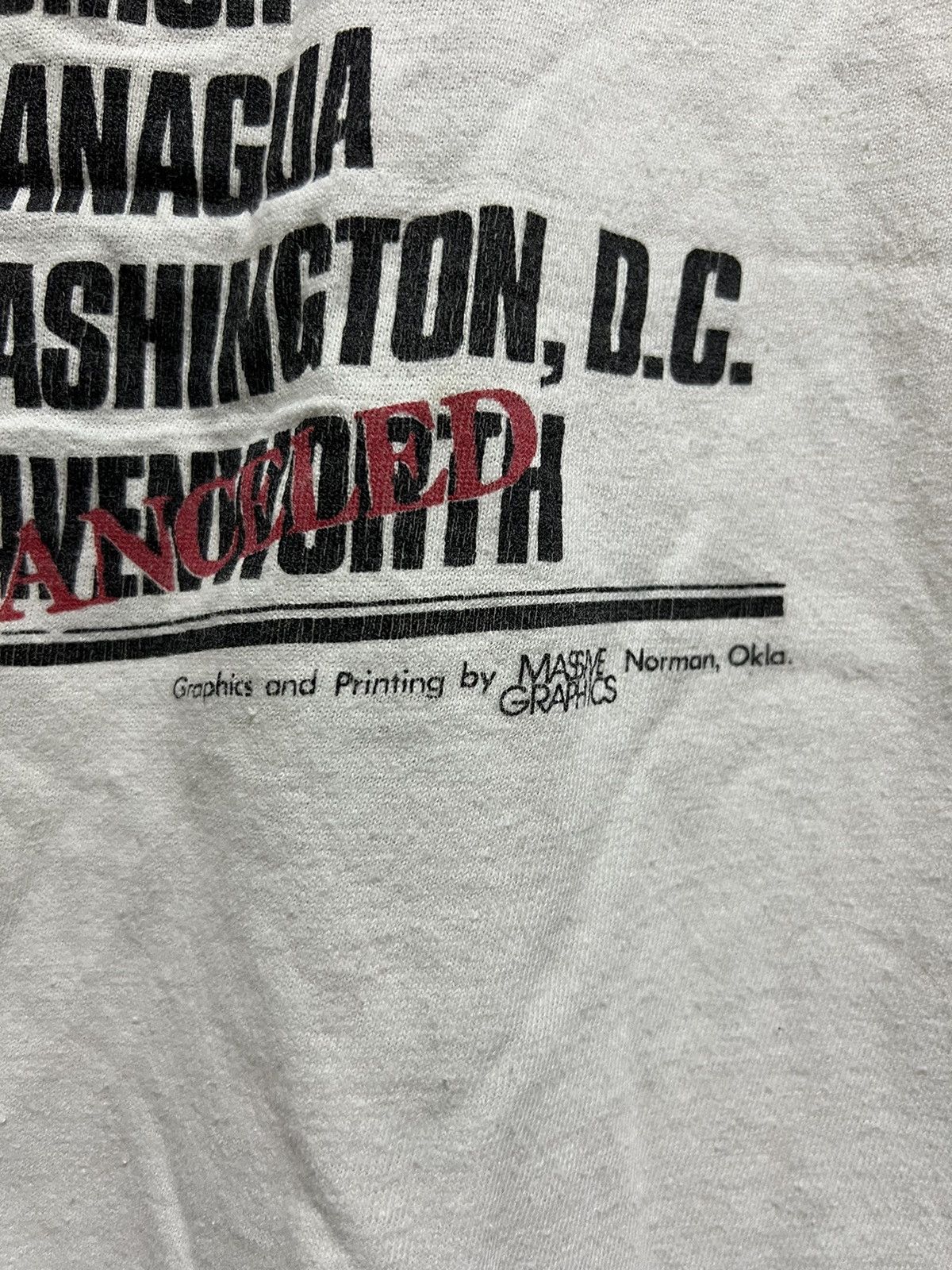 Vintage Vintage 80’s Oliver North President Tee Size US M / EU 48-50 / 2 - 7 Thumbnail