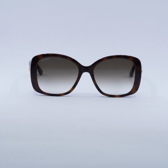 Gucci Gucci GG0762S 002 Sunglasses Havana Square Frame, Brown Size ONE SIZE - 2 Thumbnail