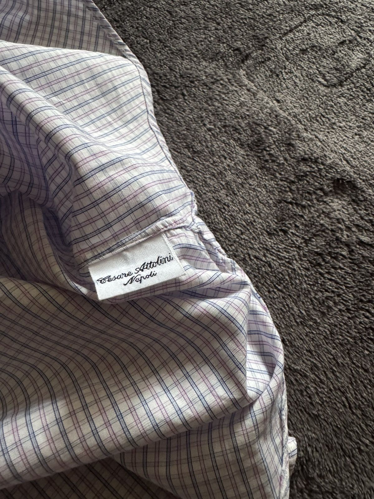Cesare Attolini Casare Attolini Napoli shirt sleevless cotton Size US M / EU 48-50 / 2 - 8 Thumbnail