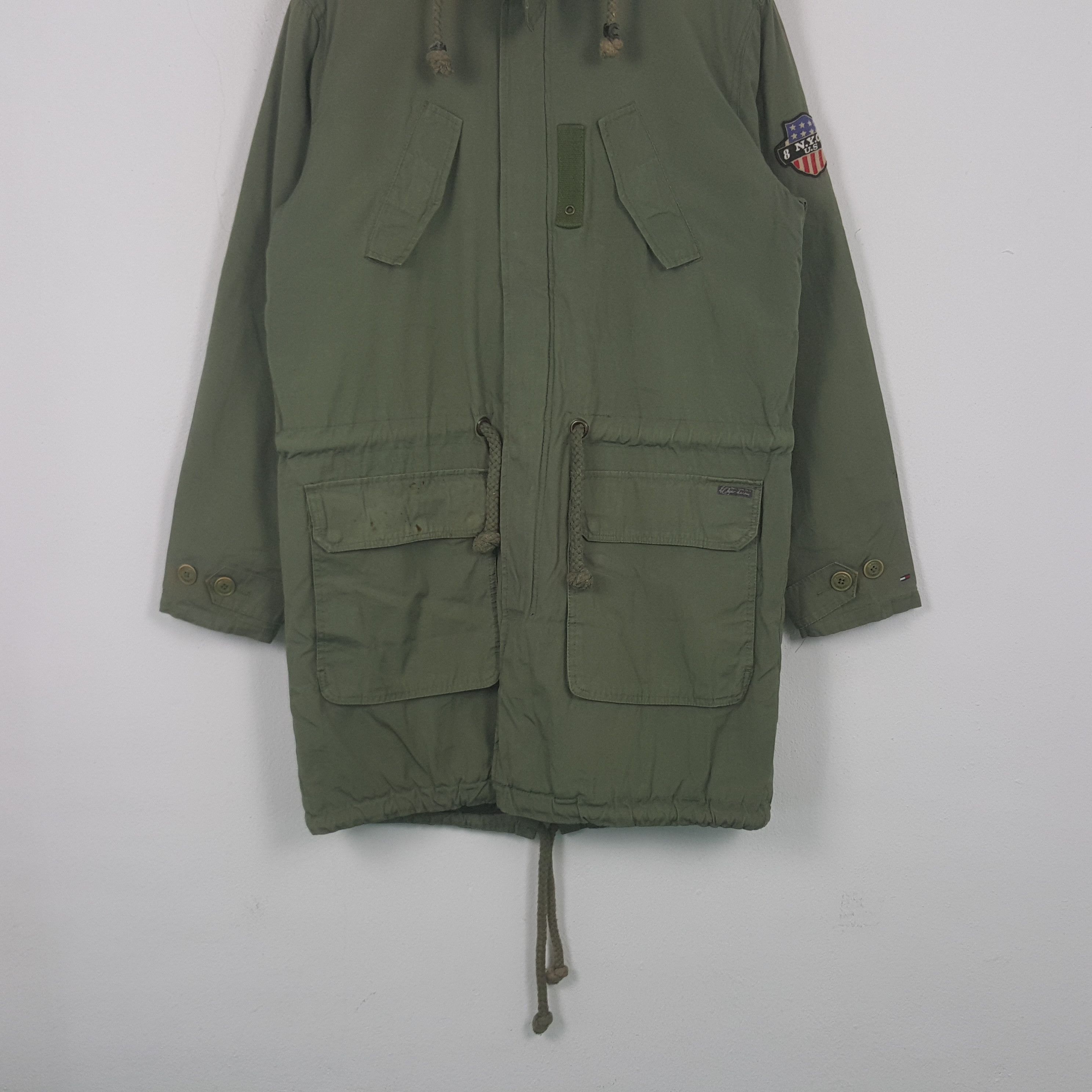 Tommy Hilfiger Vintage Hilfiger Denim NYS US Military Parka Jacket RR21 Size US L / EU 52-54 / 3 - 2 Thumbnail