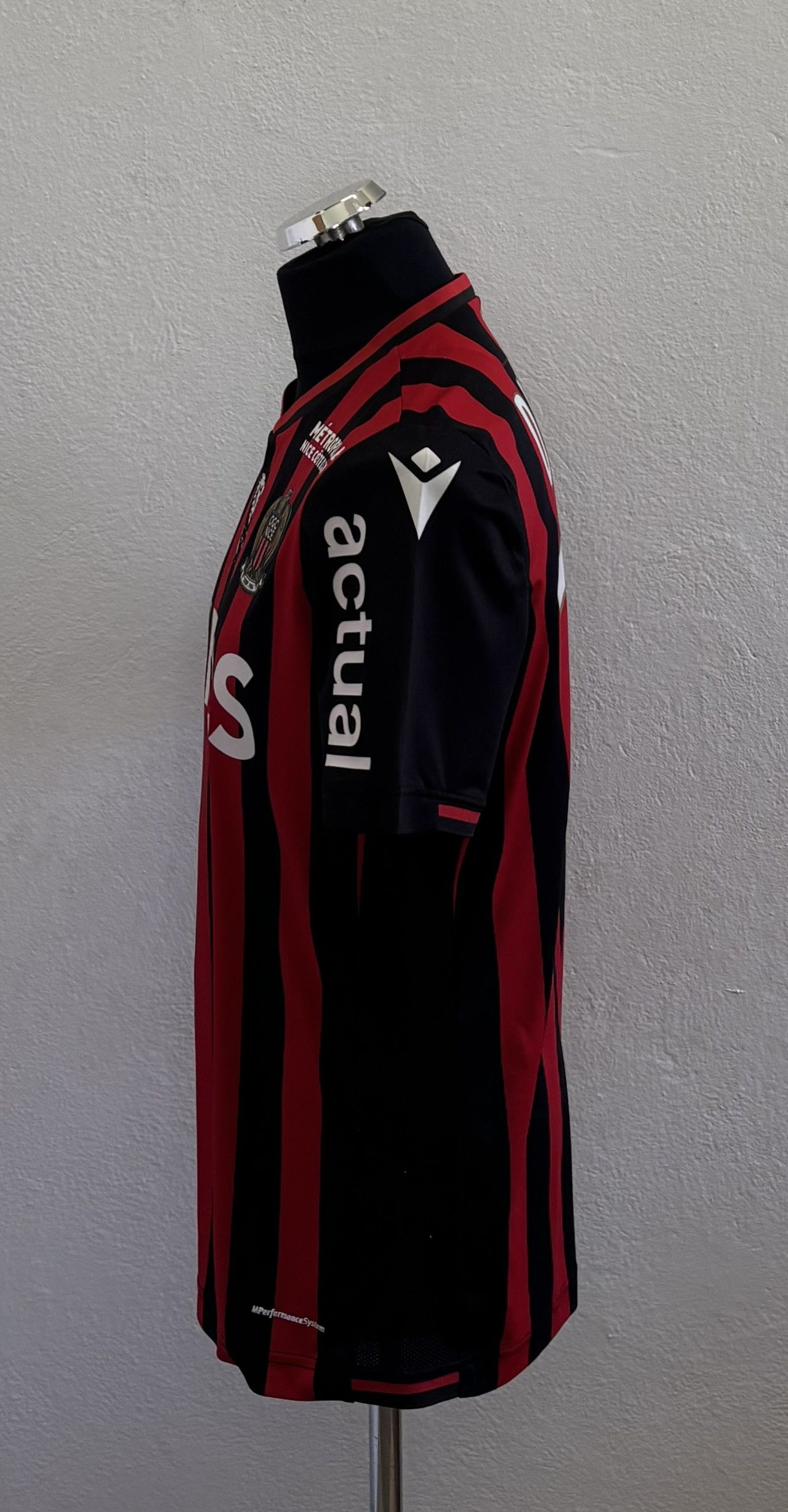 Macron OGC Nice 2019/2020 Durmisi #27 Macron Football Jersey Size L Size US L / EU 52-54 / 3 - 3 Thumbnail