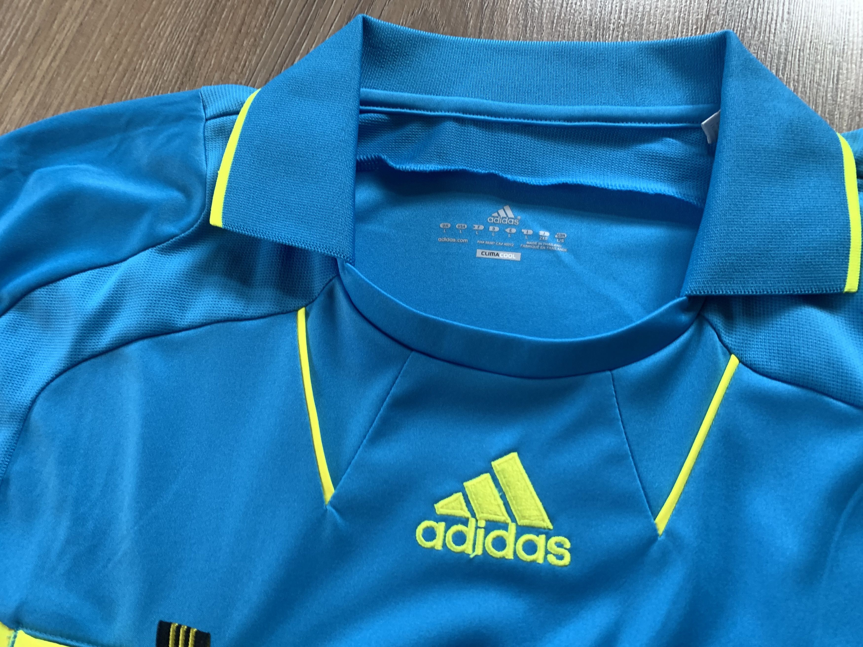 Adidas Adidas Formotion Referee Blue Football Shirt Jersey Size US L / EU 52-54 / 3 - 5 Thumbnail