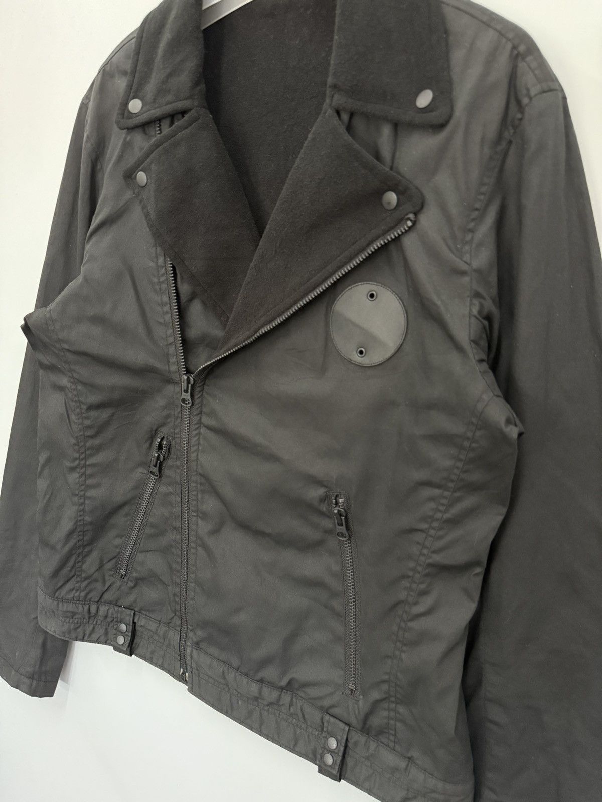 14th Addiction 🔥 UNIQLO JAPAN DOUBLE COLLAR PUNK JACKET - L Size M / US 6-8 / IT 42-44 - 4 Thumbnail