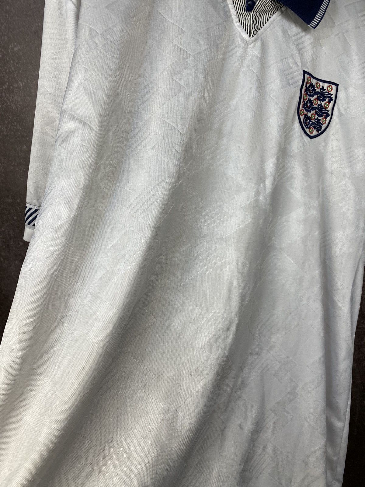 Vintage Vintage 90s England Score Draw Jersey rare Size US L / EU 52-54 / 3 - 3 Thumbnail