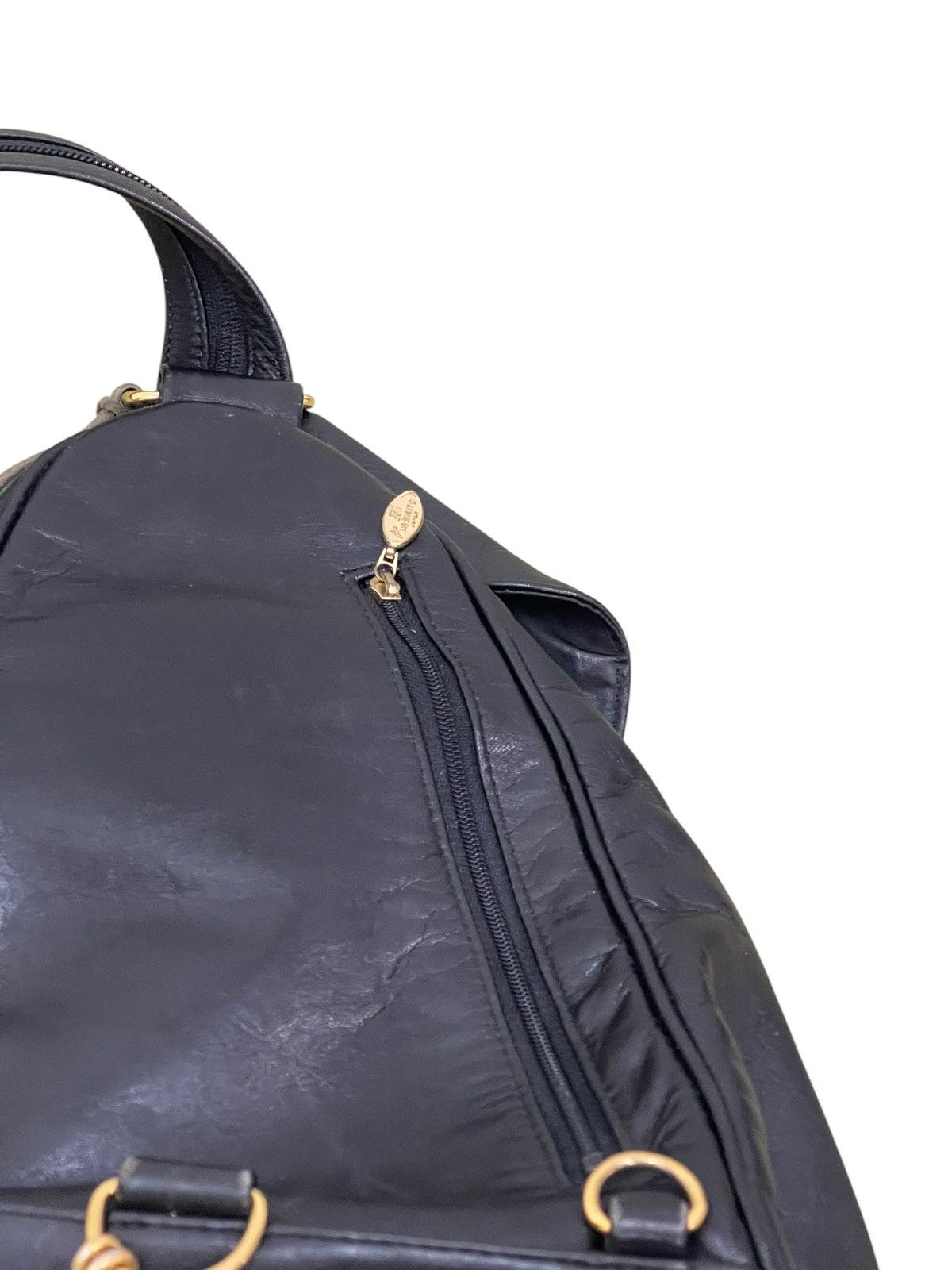 Japanese Brand Full Leather Kawano 2 Way Backpack Shoulder Bag 1🟩4 Size ONE SIZE - 16 Thumbnail