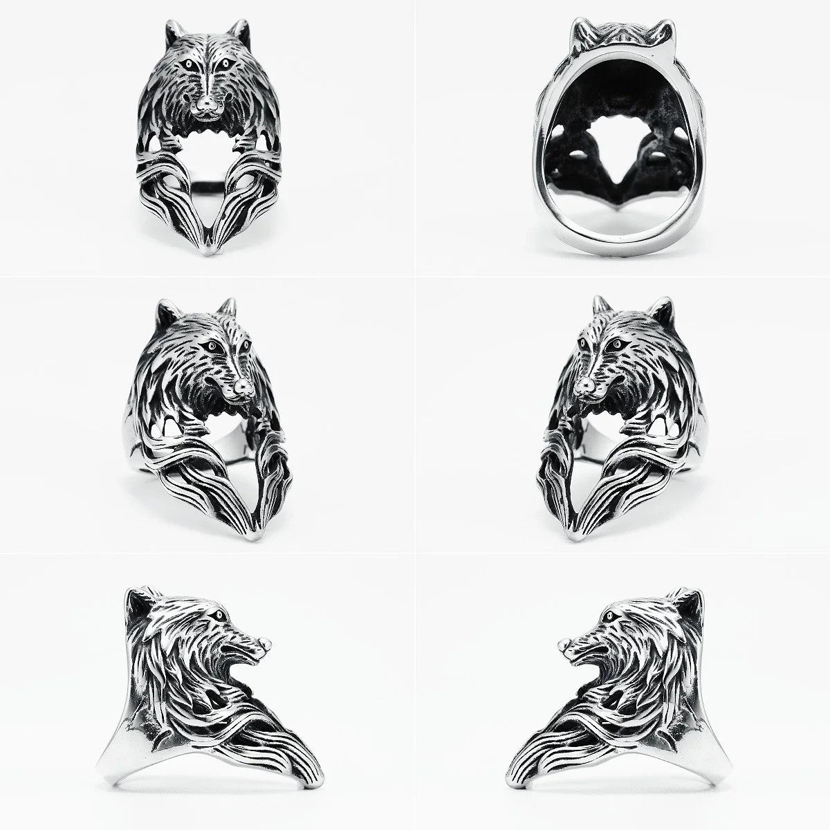 Jewelry Fox Ring Streetwear Jewelry Fashion Gift Size ONE SIZE - 5 Thumbnail