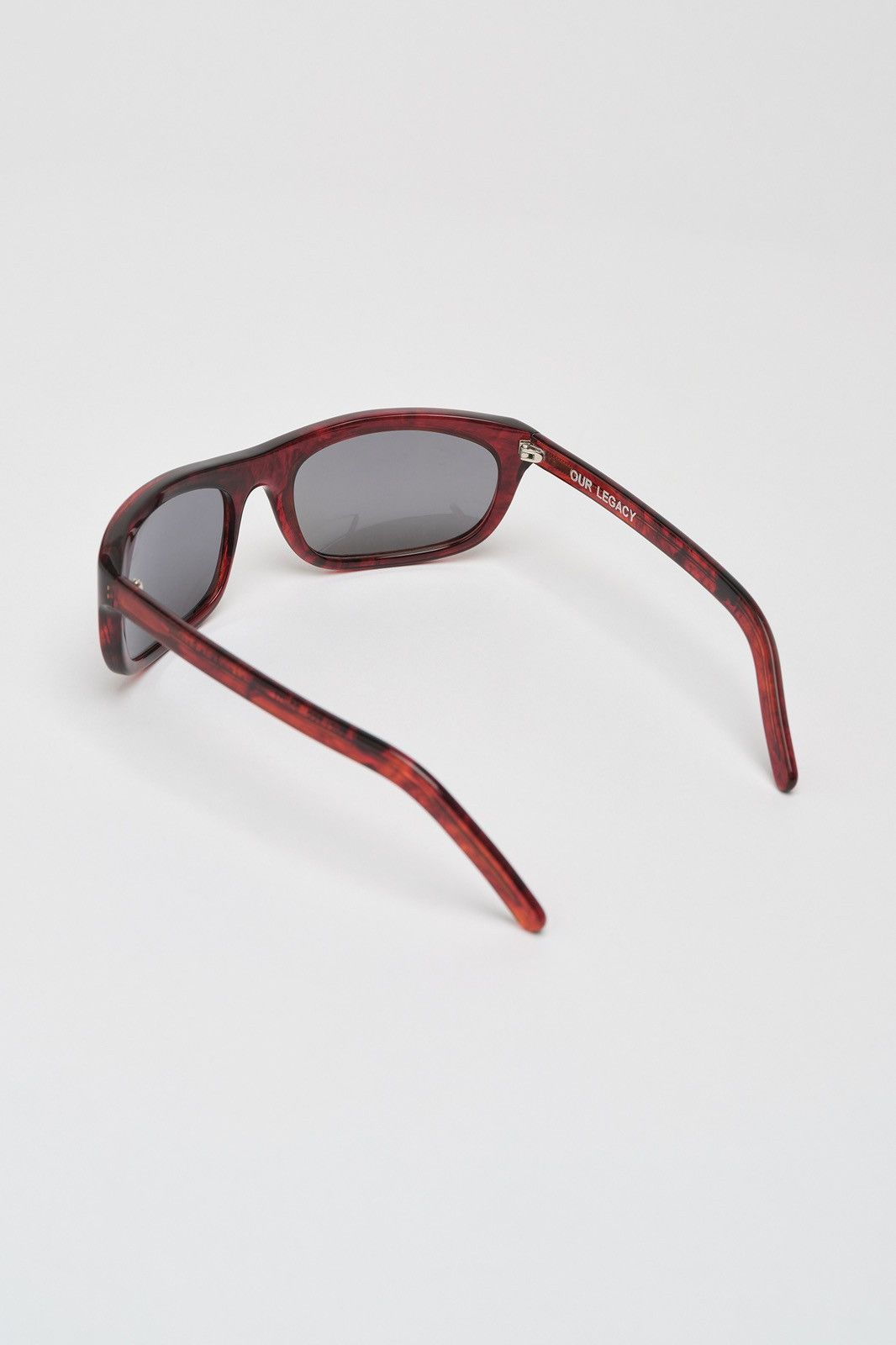 Our Legacy Shelter Sunglasses (Shiny Red Melange) Size ONE SIZE - 4 Thumbnail