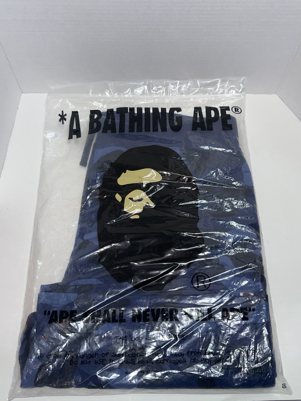 Bape BAPE Navy Color Camo Sweat Shorts DS Size XXL Size US 36 / EU 52 - 6 Thumbnail