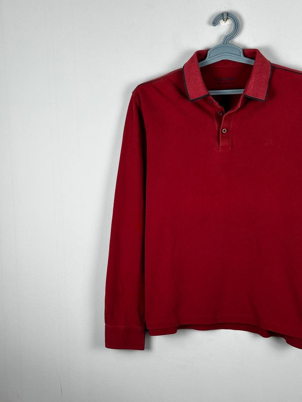 Ermenegildo Zegna Ermenegildo Zegna Sport Long Sleeve Polo Size US L / EU 52-54 / 3 - 2 Thumbnail