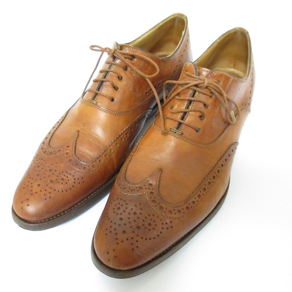Other Other Santoni Wingtip Leather Lace-up Shoes Leather Shoes 6434 DUTY FREE for USA Size ONE SIZE - 1 Thumbnail