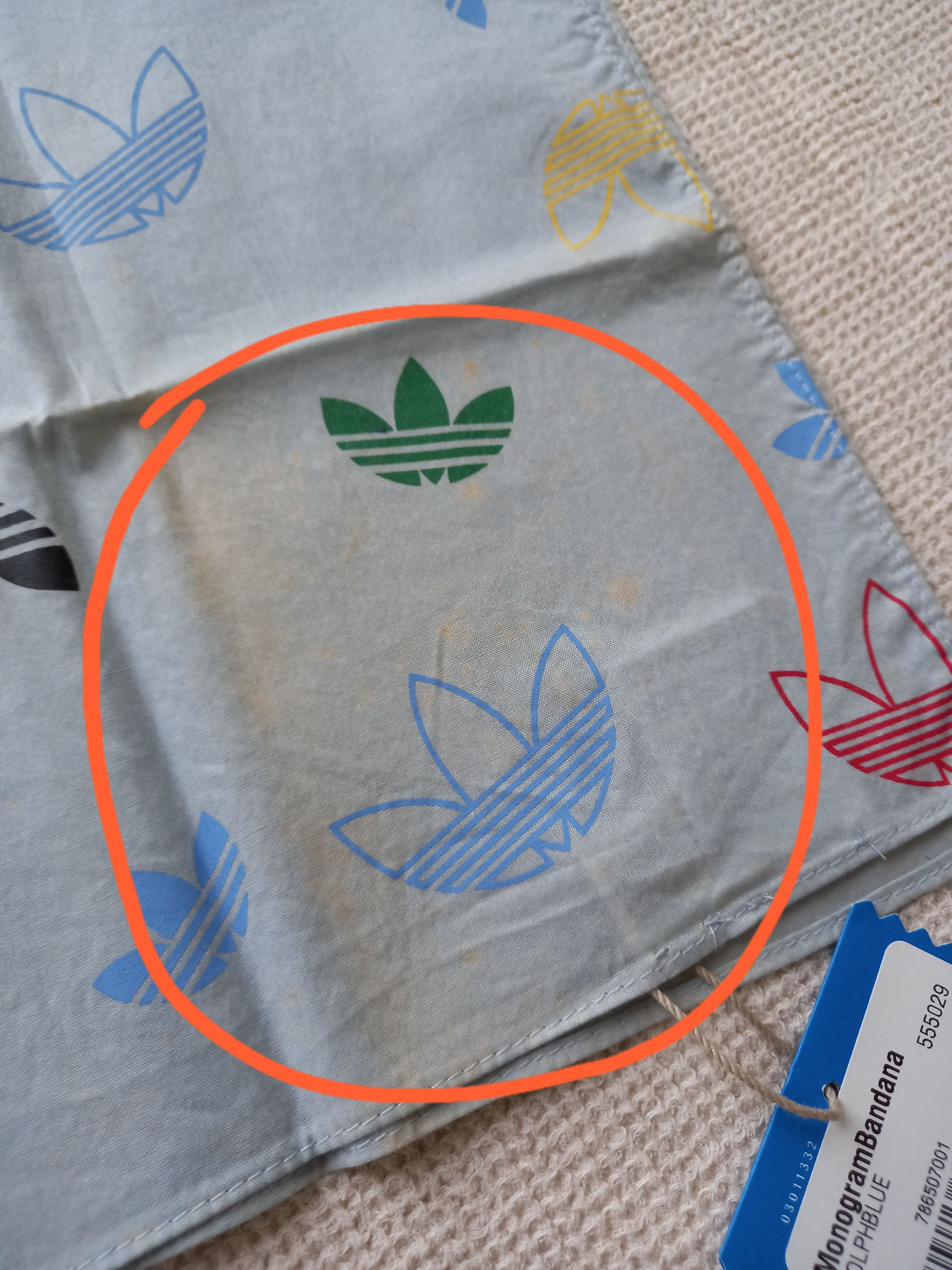 Adidas × Vintage rare Vintage 2003 Adidas Originals Bandana trefoil monogram Size ONE SIZE - 8 Thumbnail