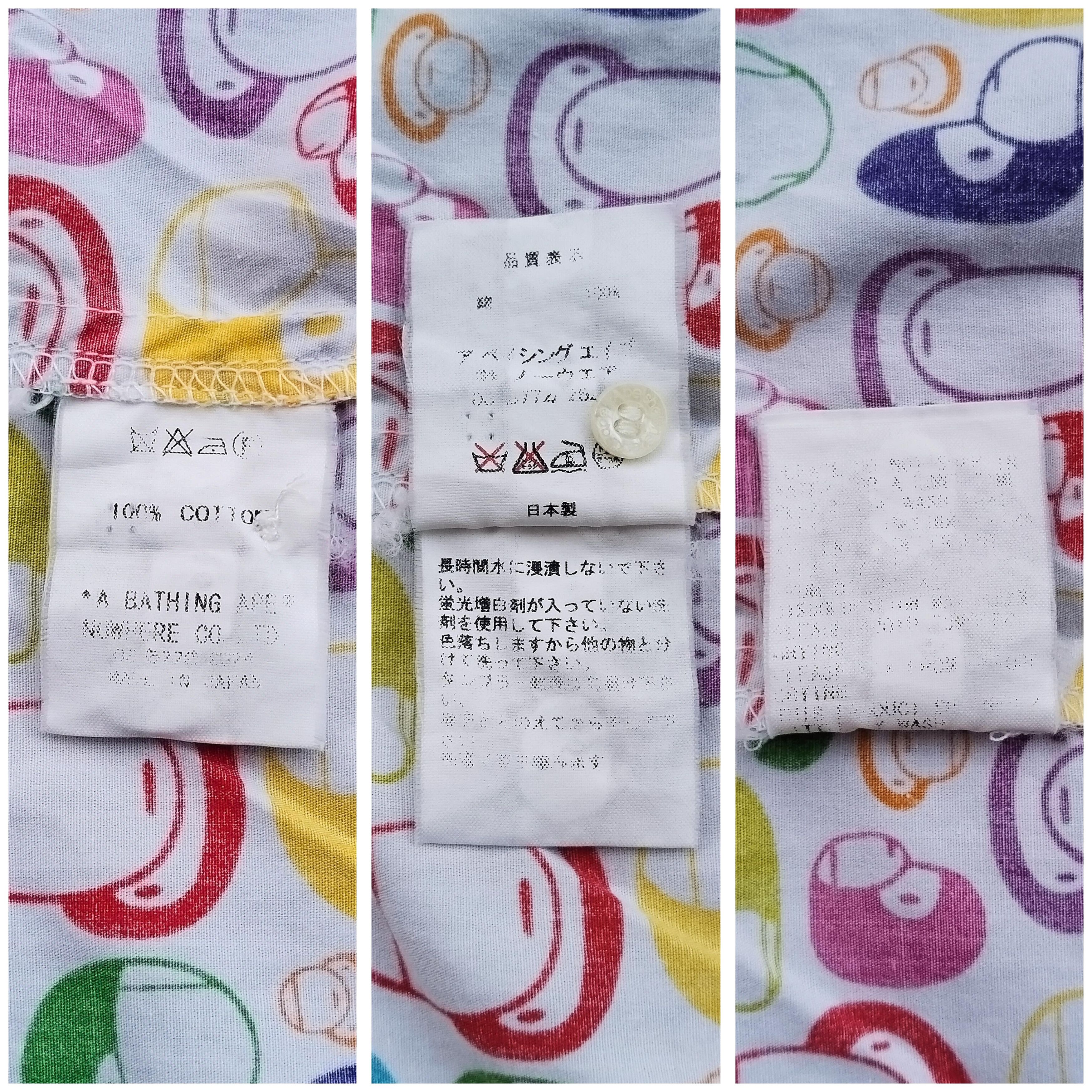 Bape 2006 Bape Baby Milo Full Print Multi Color Button Up Size US M / EU 48-50 / 2 - 11 Thumbnail