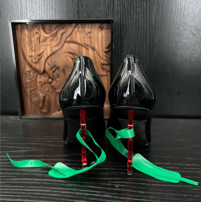 Saint Laurent Paris YSL Stiletto Heels Size US 6.5 / IT 36.5 - 4 Thumbnail