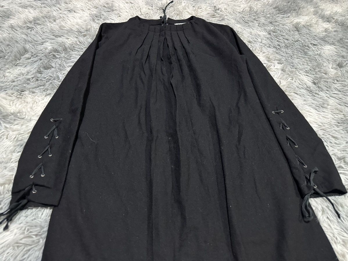 Yohji Yamamoto 🔥Gomme Wool Dress Laces Up Sleeve Yohji Yamamoto Designer Size M / US 6-8 / IT 42-44 - 2 Thumbnail