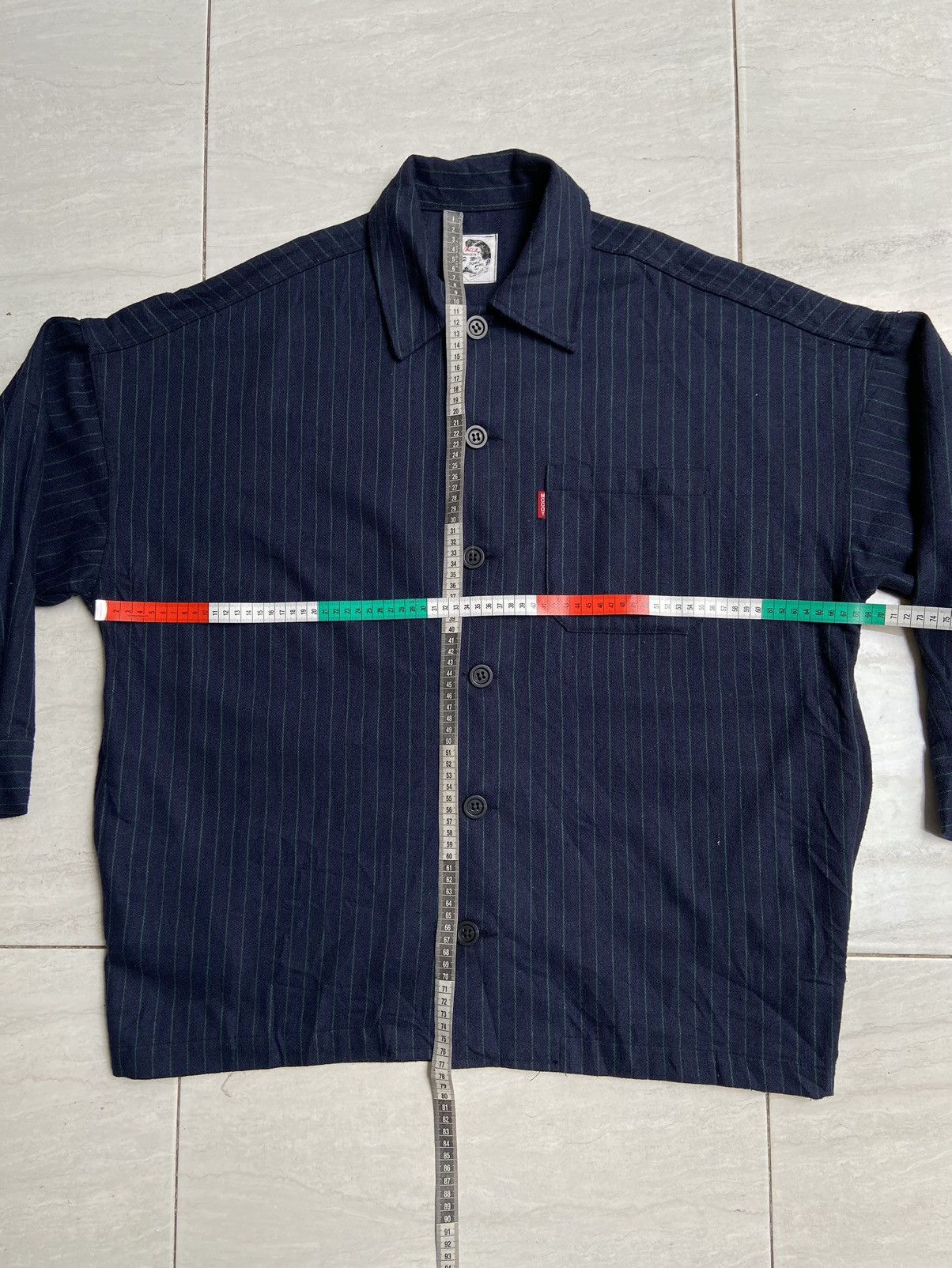 Designer MCCOY Stripped Shirt Size US XXL / EU 58 / 5 - 7 Thumbnail