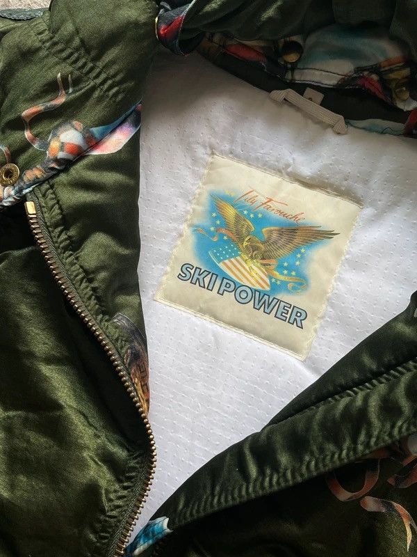 Other Ski Power Sz 2 / S Women's Satin Ski Vest 1980s - 1990's Size S / US 4 / IT 40 - 11 Thumbnail