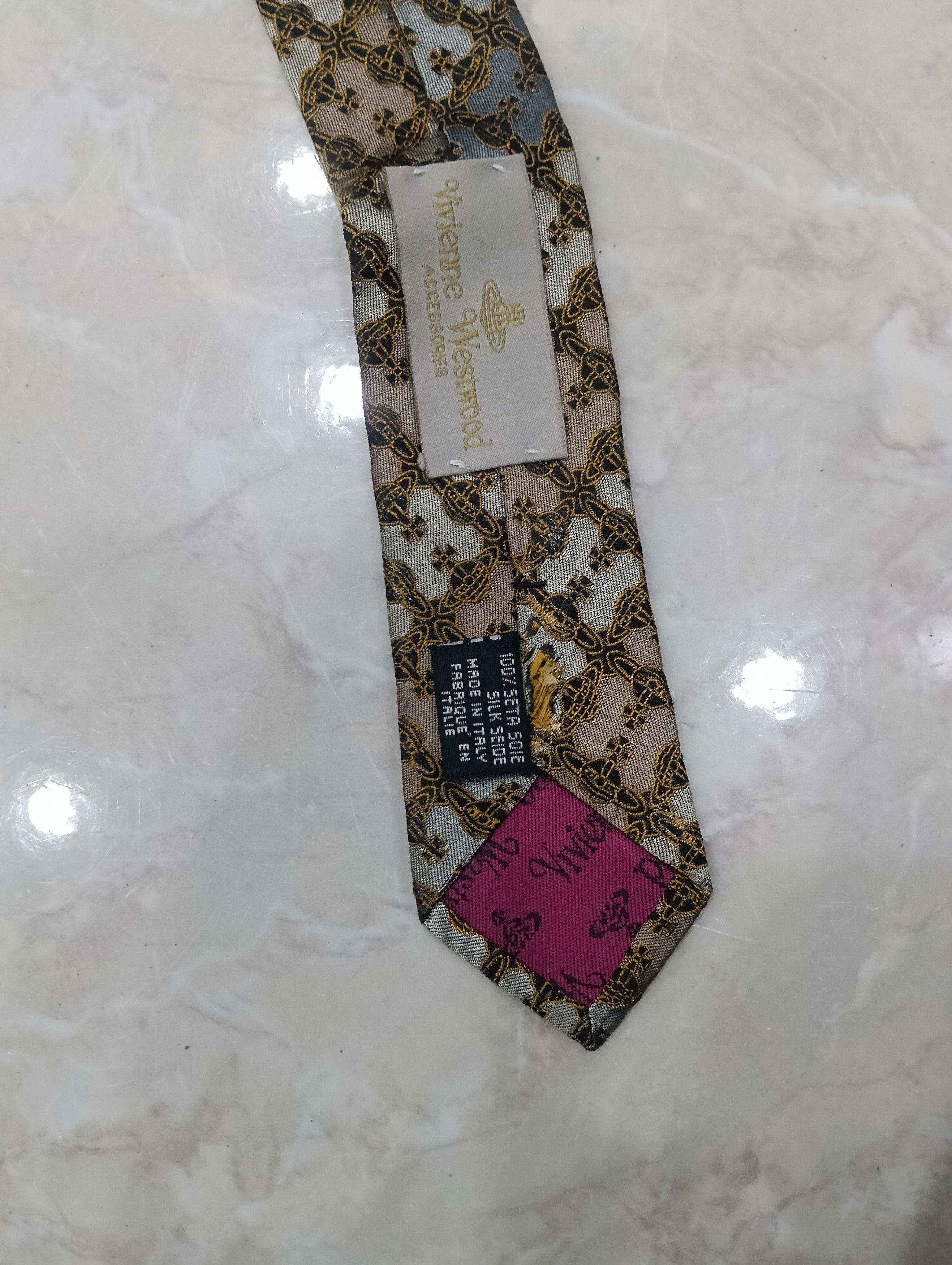 Vivienne Westwood Vivienne Westwood Monogram Tie Size ONE SIZE - 9 Thumbnail