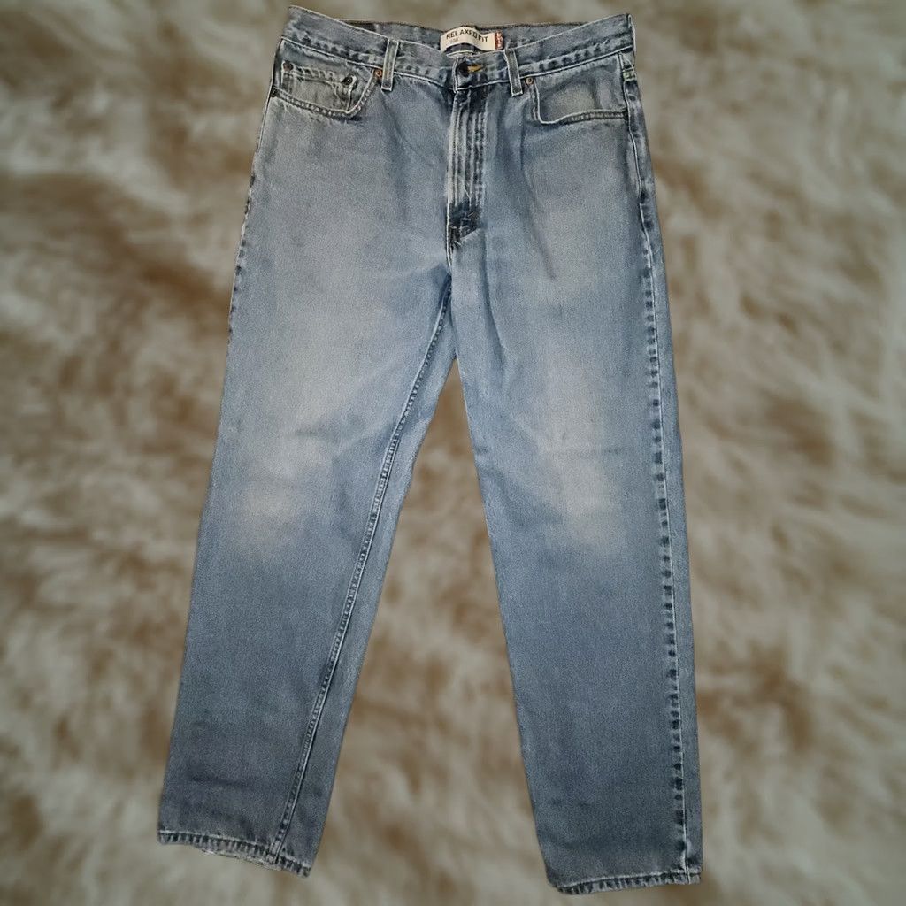 Levi's VINTAGE Levi's 550 Jeans Men 36x34 Blue Distressed 90s Y2K Retro Size US 36 / EU 52 - 1 Thumbnail