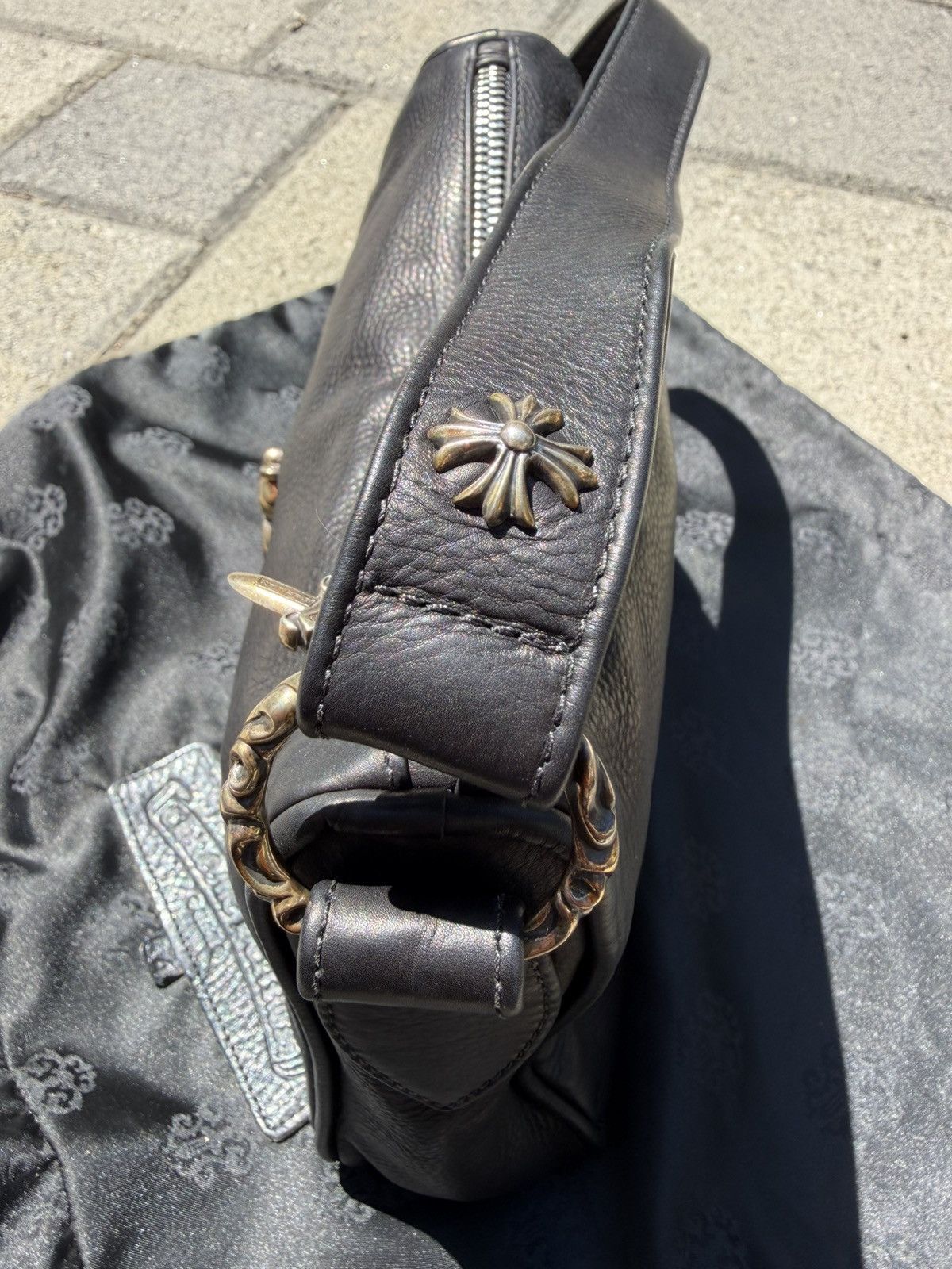 Chrome Hearts Chrome Hearts Leather Chicken Nugget Shoulder Bag Size ONE SIZE - 12 Thumbnail