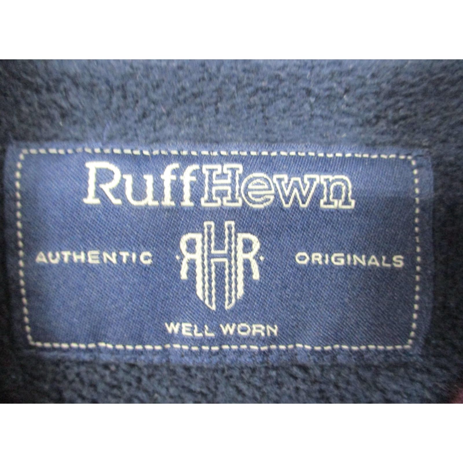 Vintage Ruff Hewn Shirt Mens 2XLT Blue Red Plaid Flannel Fleece Lined Button Up Outdoor Shirt Size US XXL / EU 58 / 5 - 4 Thumbnail
