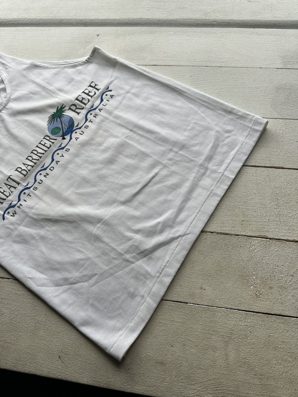 Vintage 🚨VNTG GREAT BARRIER REEF AUSTRALIA TANK MEN RARE 90s Size US S / EU 44-46 / 1 - 5 Thumbnail