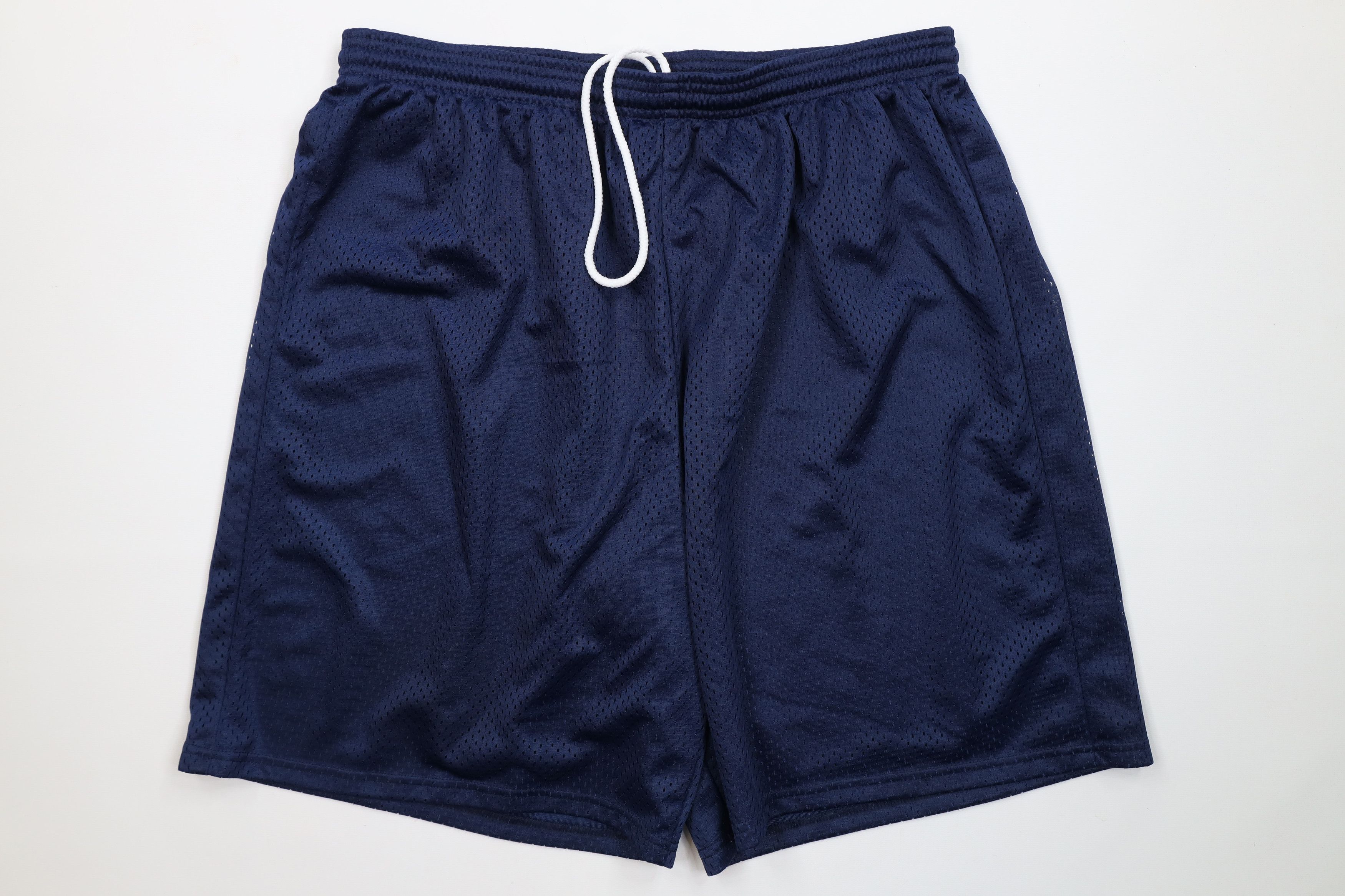 Vintage Vintage Y2K Universal Studios Above Knee Mesh Shorts Blue Size US 38 / EU 54 - 1 Thumbnail