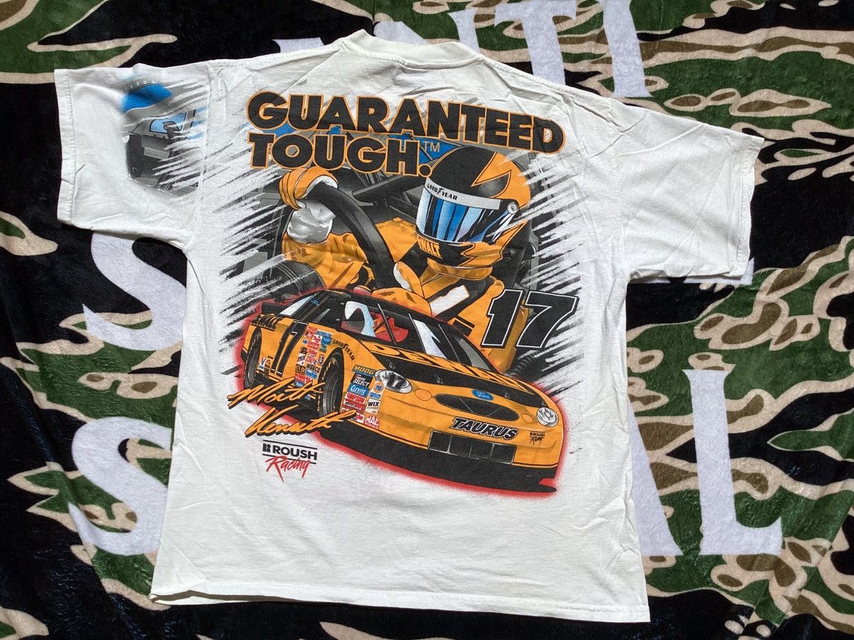 NASCAR × Vintage VTG 99 Dewalt racing Matt Kenseth #17 NASCAR AOP 2 sided Tee Size US XL / EU 56 / 4 - 3 Thumbnail