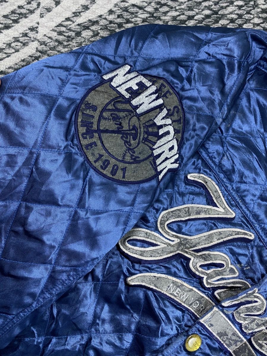 New York Yankees Vintage New York Yankees MLB Faux Fur Hoodie Jacket Size US L / EU 52-54 / 3 - 9 Thumbnail