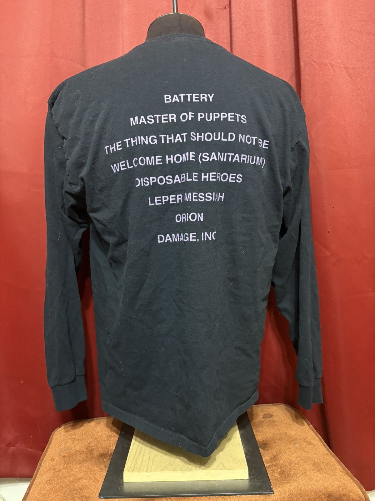 Band Tees Vintage Metallica Master of Puppets Long Sleeve Shirt Size US XL / EU 56 / 4 - 2 Thumbnail